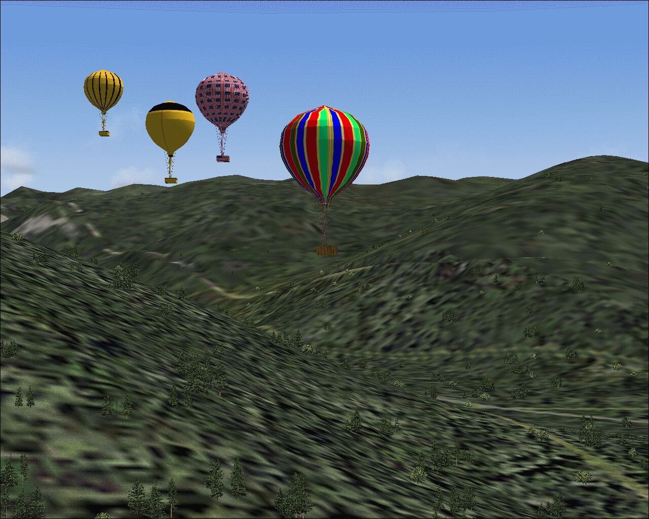 Gmax Version Of 4 Hot Air Balloon For Fs2004.Author, Frank J