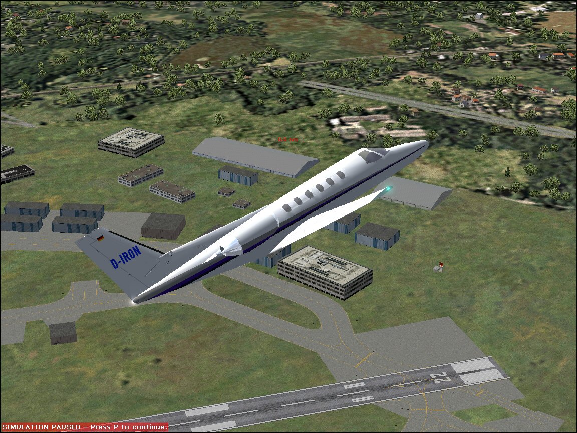 Fs2004 Cessna Citation C550 Bravo D-Iron