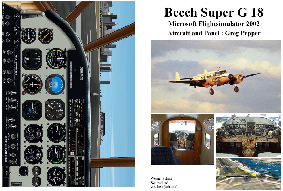 Bluestream Airlines (Va) - Beechcraft Super G 18 These Are The Bsa Beech Super G 18S
