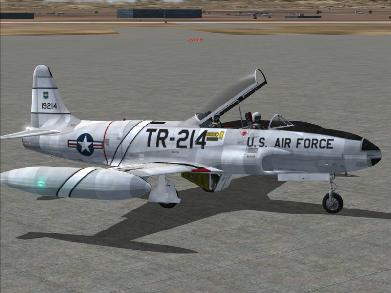Fs2004 Hq Lockheed T-33A Belgian Air Force