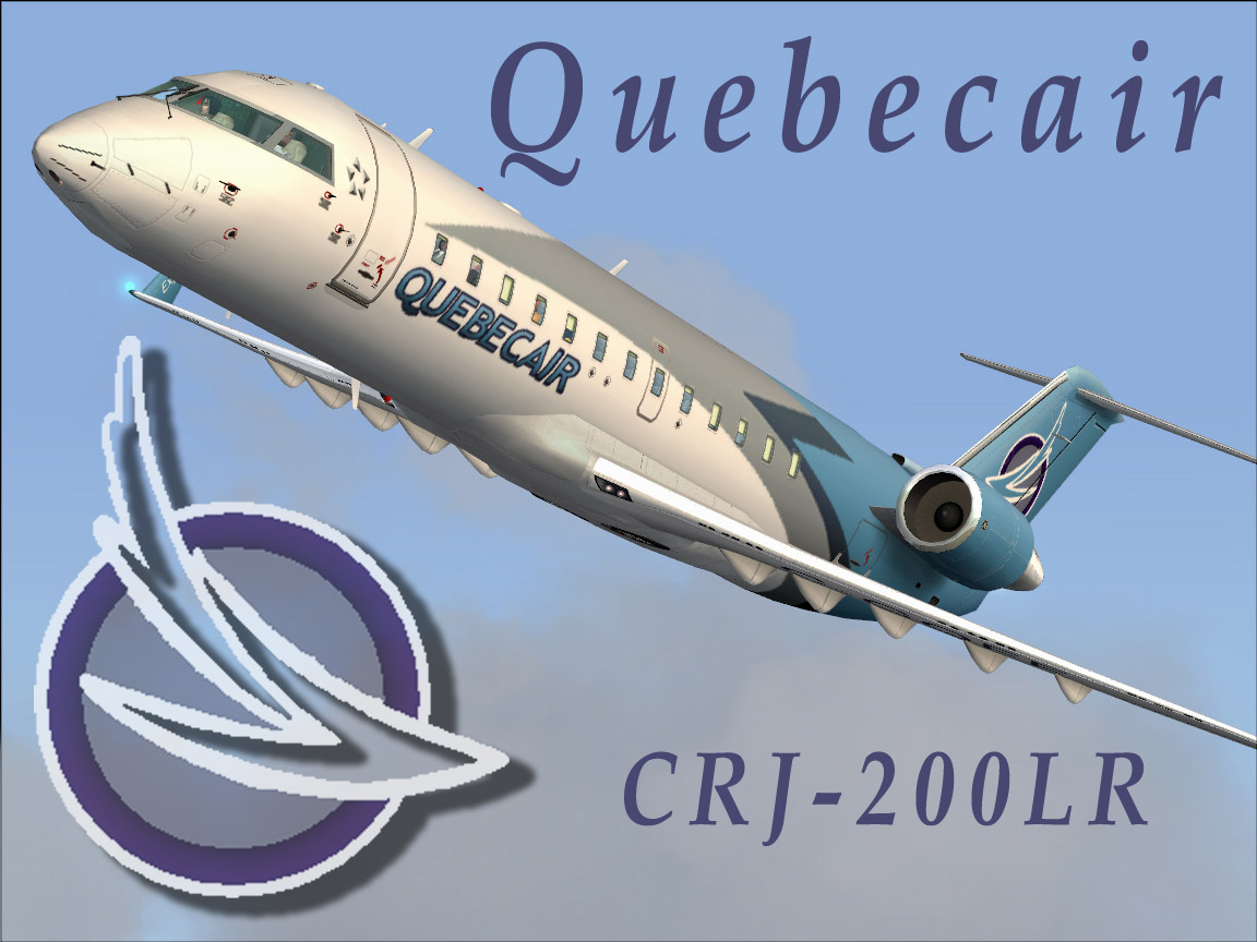 Project Open Sky Bombardier Canadair Regional Jet / Crj 600 - 200 For Fs2002 Exclusively P