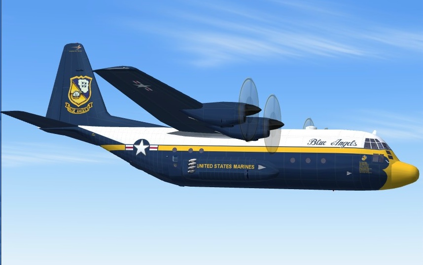 Fs2004 Textures Exclusively Blue Angels C130 (Fat Albert) Of Mike Stones C130 (Sc130H.zip)