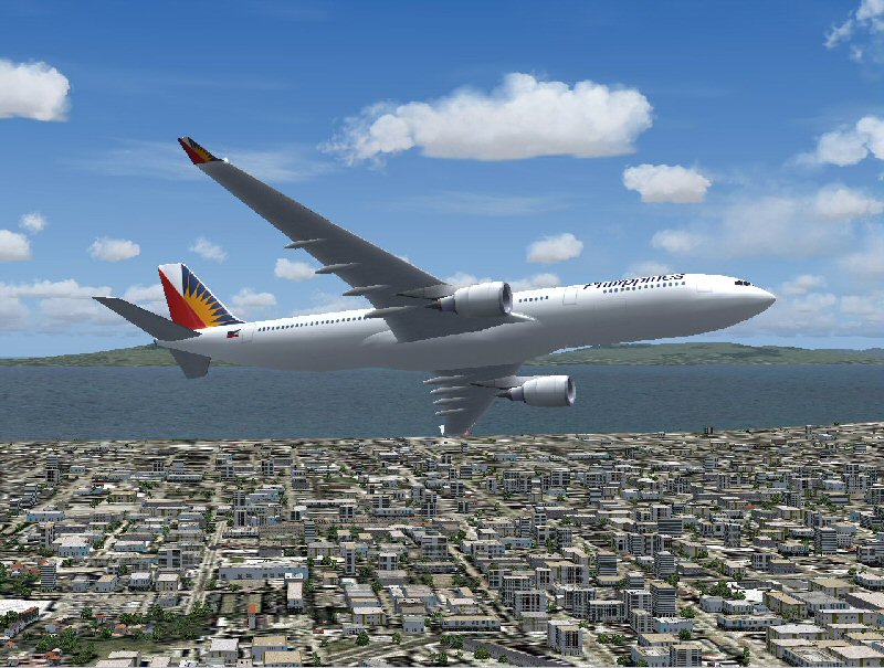 Airbus A330-300Ge In Philippines Airlines Livery, Painted In 32-Bit Textures
