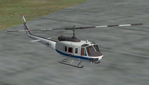A Version Of Bell Helicopters 205 (Uh-1D Huey) Compatible With Both Fs2002 And Fs2004 This