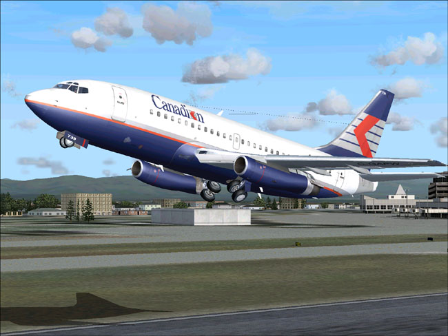 Canadian Old Colors Boeing 737-200 This Is Repainted Textures Of Erick Cantus New Boeing 7 — 1