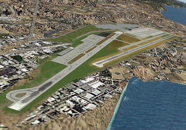 This Is The Scenery Of The International Airport Simón Bolívar Maiquetia, Made With New Te