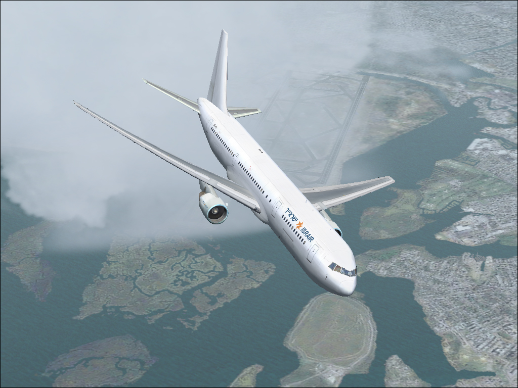 Fs2004 - Flight Simulator A.c.o.f Fs2004 Aircraft Fs2004 Israir Boeing 767-3Y0Er Photoreal