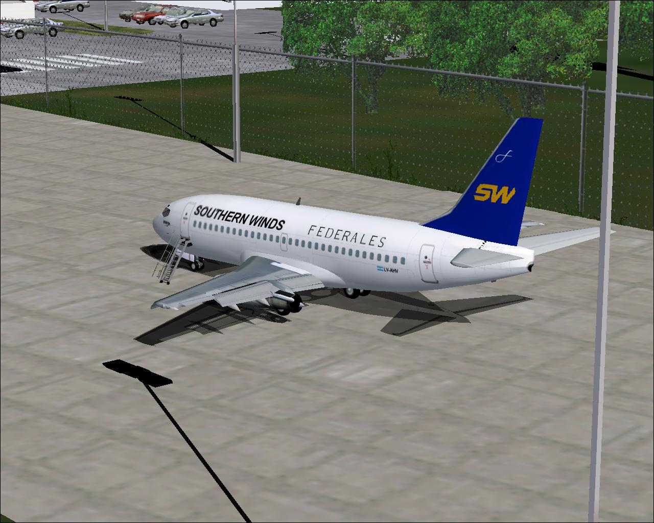 Boeing 737-200Adv Southern Winds-Federales Lv-Ahv Antartida Ffx/Sga Boeing 737-200 It Feat