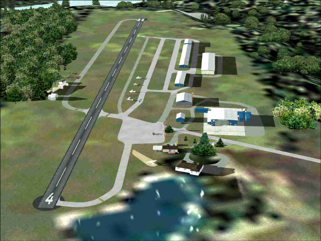 Fs2004 Scenery Seamans Field (9N3), Factoryville, Pa