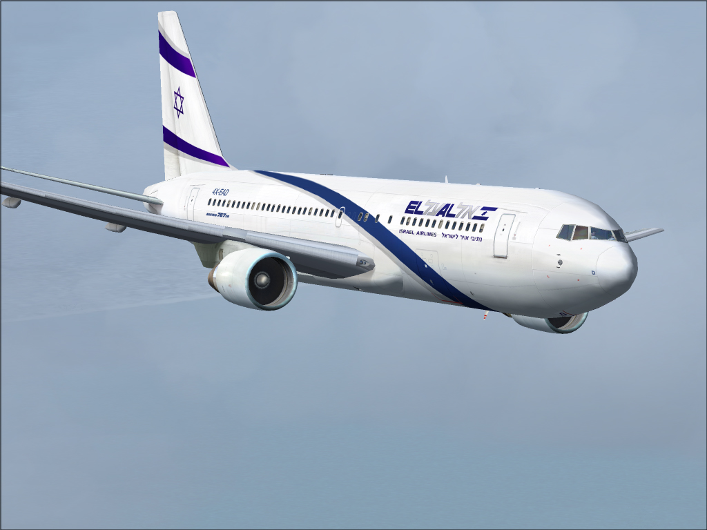Fs2004 - Flight Simulator A.c.o.f Fs2004 Aircraft Project El Al Boeing 767 Photoreal Fleet
