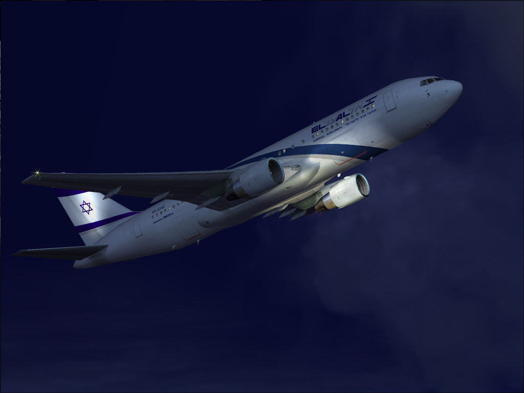 Fs2004 - Flight Simulator A.c.o.f Fs2004 Aircraft Project El Al Boeing 767 Photoreal Fleet