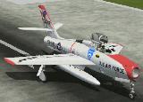 Fs2002/Fs2004 Republic F-84F Thunder Streak The F Model Of F-84 Differs From The C Model I