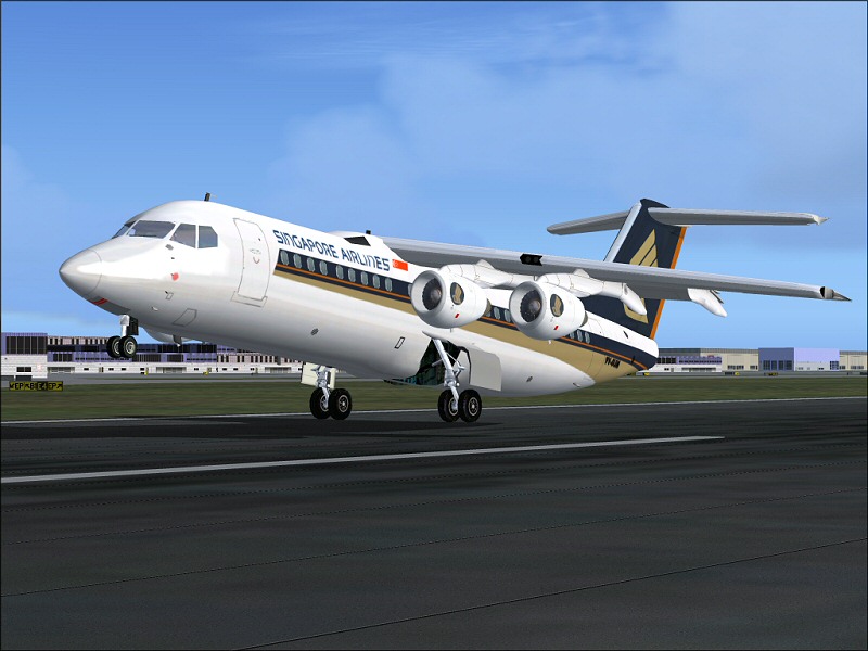 Fs2004 Bae 146 Singapore Airways