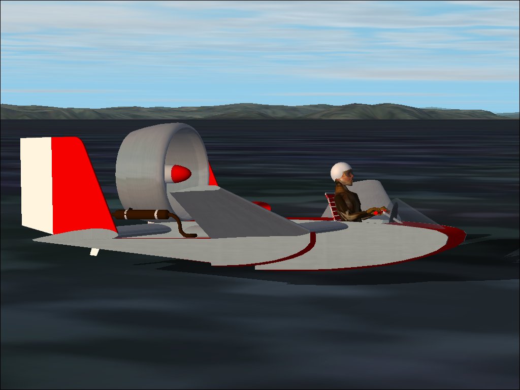 Unreal Aviation Tandem Aerofoil Boat Wing-In-Ground-Effect Vehicle For Recreational Use In