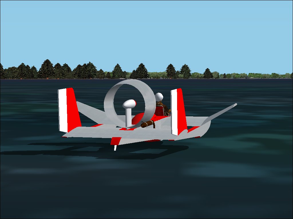 Unreal Aviation Tandem Aerofoil Boat Wing-In-Ground-Effect Vehicle For Recreational Use In