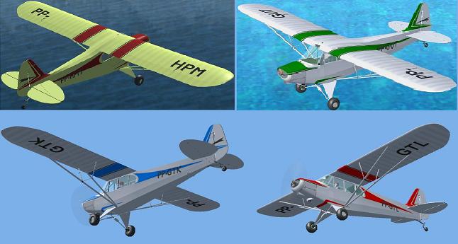 Fs2004 Aeroclube De Bragança Paulista Neiva P-56 Paulistinha Classics Paints And Panel Sch