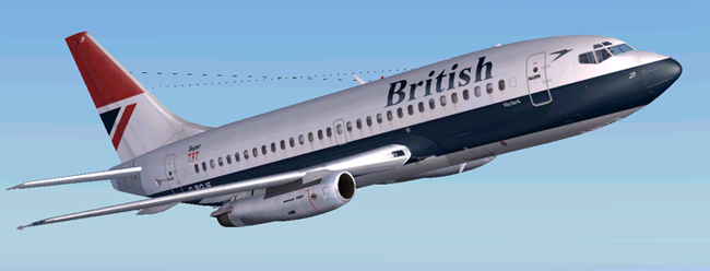 British Airways Red Tail Boeing 737-200 This Is Repainted Textures Of Erick Cantus New Boe — 1