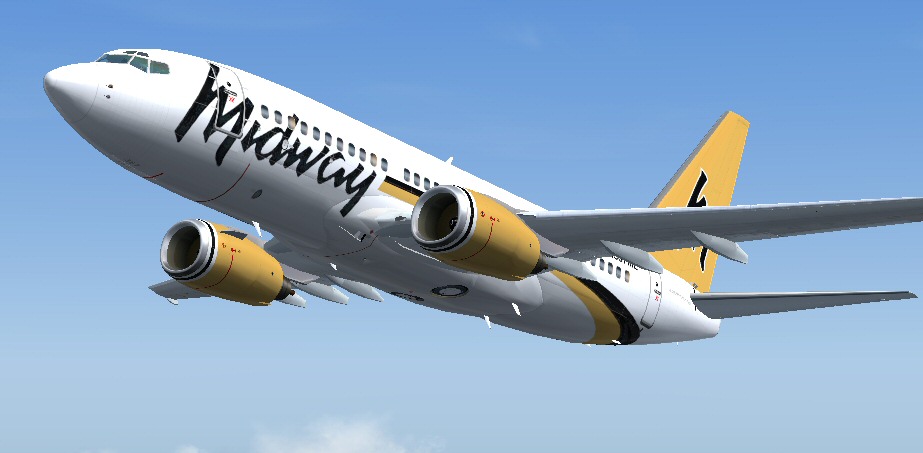 Kittyhawk Studios Boeing 737-700 Midway - Kittyhawk Studios Boeing 737-700 N367Ml In Midwa