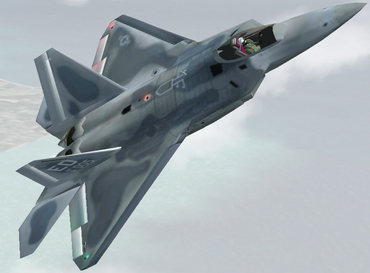 Fs2002/Fs2004 Lockheed Martin F-22 Raptor F-22 Is Atf(Advance Tactical Fighter) Researched — 1