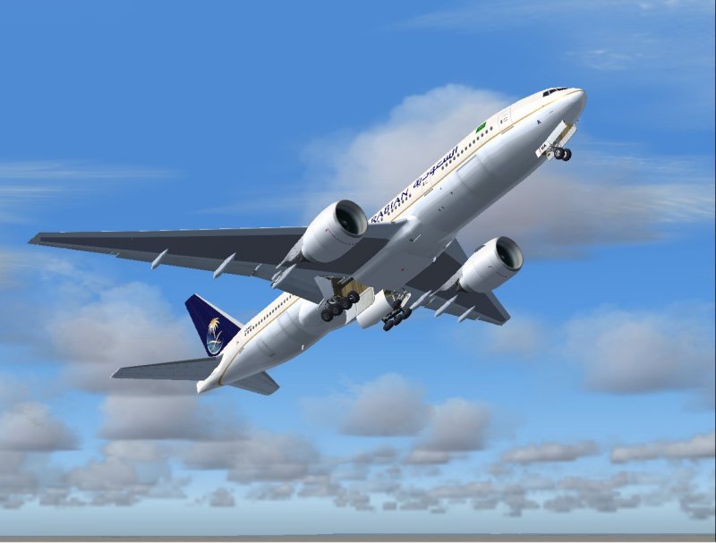 Boeing 777-268 (Ge Engines) In Saudi Arabian Airlines Livery, Registration Hz-Aka; Utilizi