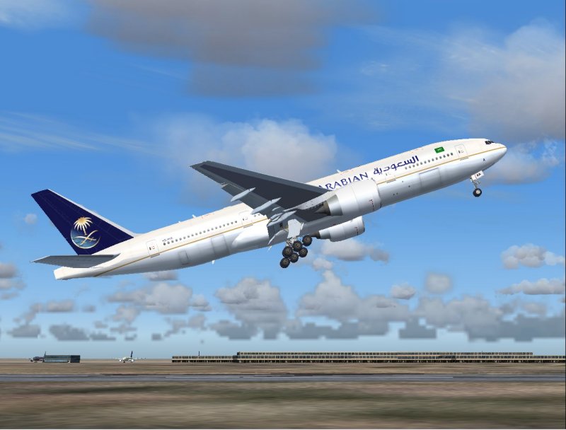 Boeing 777-268 (Ge Engines) In Saudi Arabian Airlines Livery, Registration Hz-Aka; Utilizi