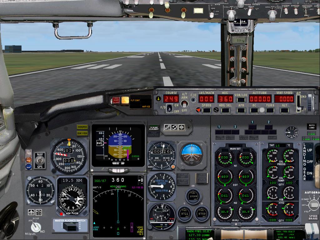 Fs2004 Improved Panel For Msfs Default Boeing 737-400