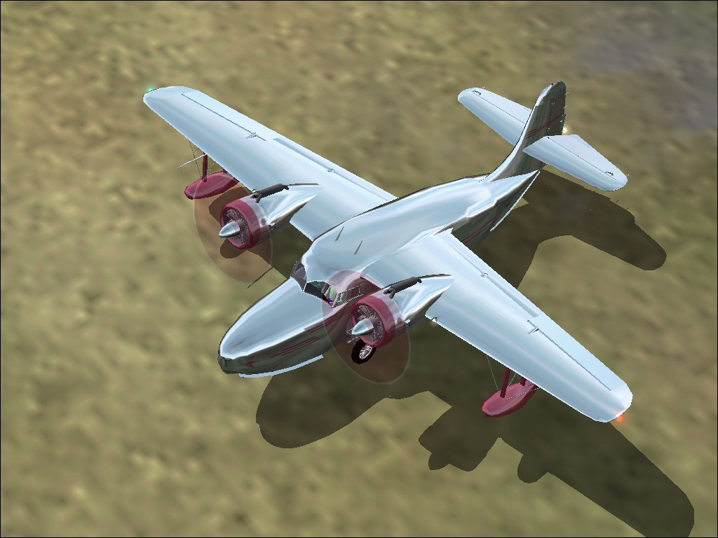 Fs2004/20002 Chromed Textures For Mikes Stone Grumman Goose