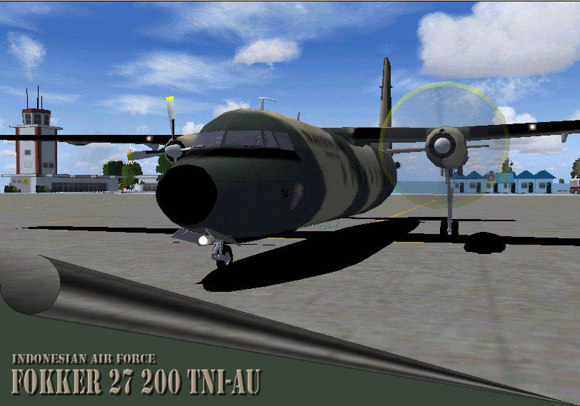 Fs2004 Fokker 27 200, Tentara Nasional Indonesia - Angkatan Udara (Indonesian Air Force),
