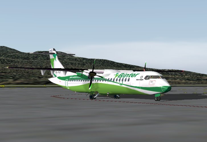 Fs2004 Atr72-200 And 500 Models Model Of The French Built Atr-72, With Both The 200 And 50