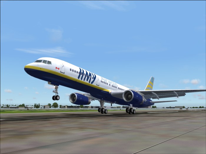 Fs2004 Boeing 757 Hmy Airways A Repaint Of The Posky 757 In Hmy Airways Colours