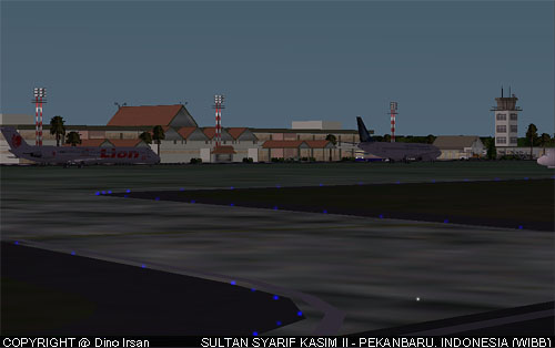 Syarif Kasim - Pekanbaru, Indonesia For Fs2004 / Fs2002 Full Realistic Terminal,Tower And