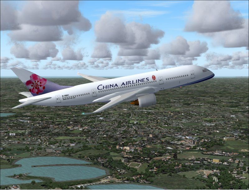 Boeing 7E7-800 Dreamliner In China Airlines Livery