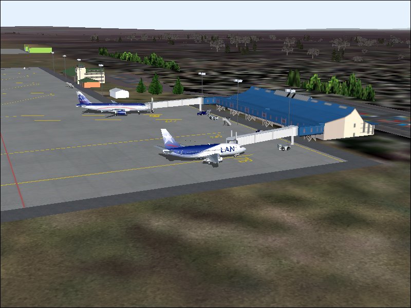 Fs2004 Scenery El Tepual Intl Airport (Scte) Puerto Montt, Chile