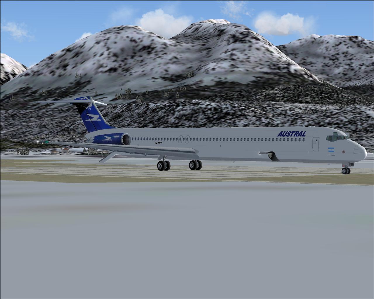 Fs2004 Sga- Mcdonnell Douglas Md-81 Austral Lineas Aereas Registration Lv-Wpy