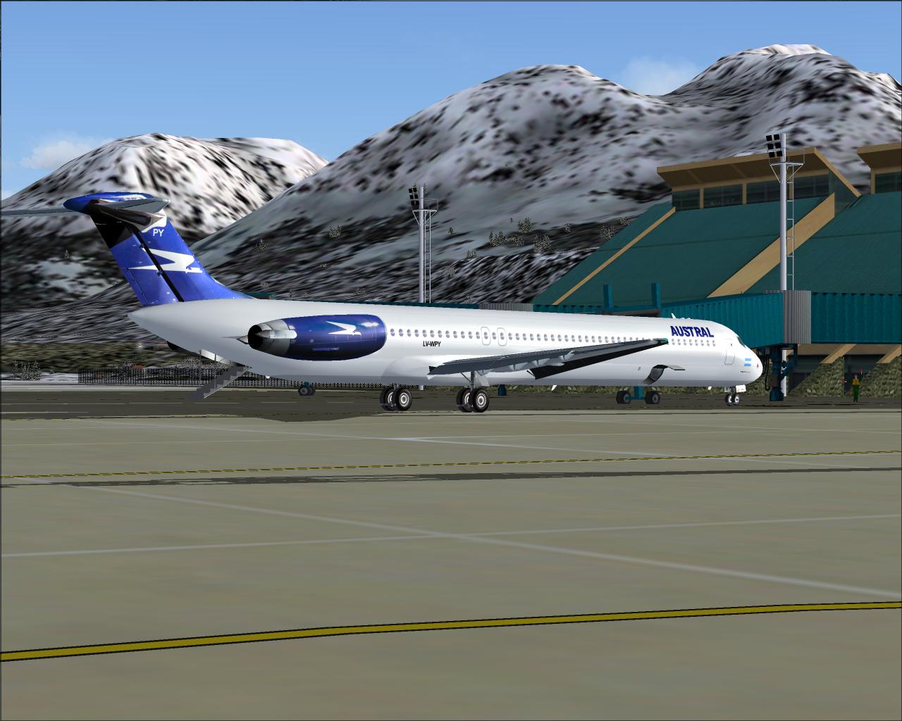 Fs2004 Sga- Mcdonnell Douglas Md-81 Austral Lineas Aereas Registration Lv-Wpy