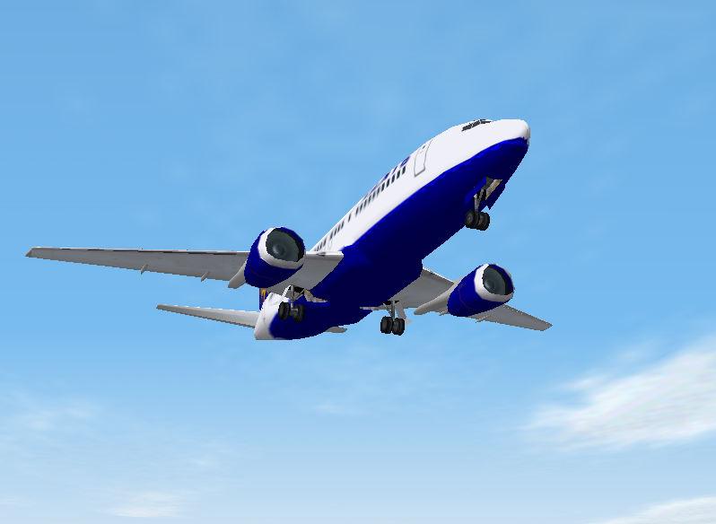 This Aircraft Is Repainted Of Original Fs2000 Boeing 737-400 With New Colors Of Varig (Via
