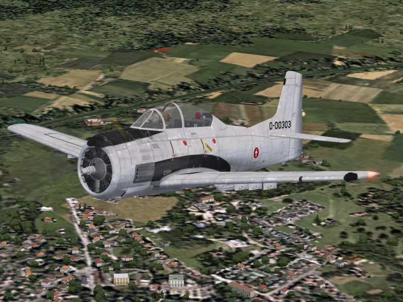 Fs2004 North American T-28D Raven Piston Engined Us Training Aircraft