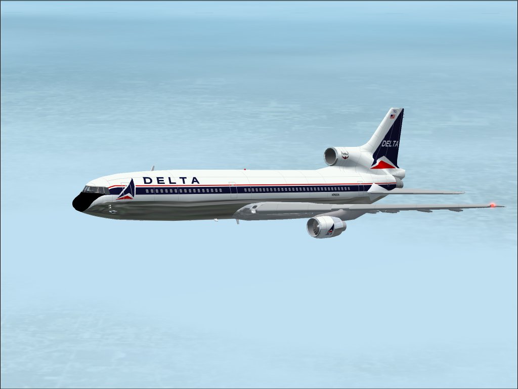 Fs2002/2004 Lockheed L-1011-500 4 Liveries Of Delta Airlines