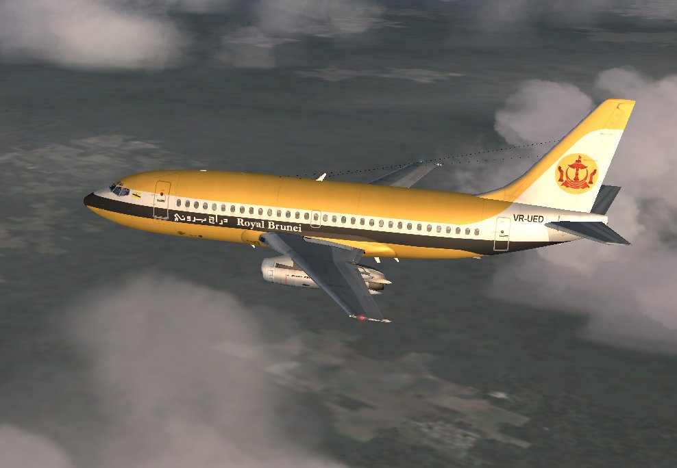 Boeing 737-200 Royal Brunei Established On 18 November 1974, Royal Brunei Airlines Is An I