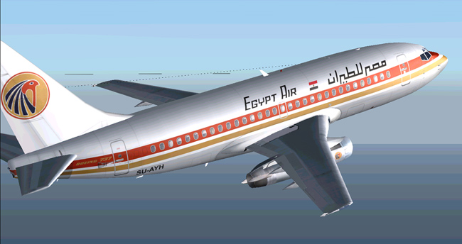 Egypt Air O.c Boeing 737-200 This Is Repainted Textures Of Erick Cantus New Boeing 737-200