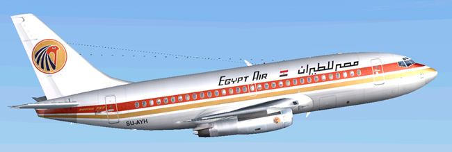 Egypt Air O.c Boeing 737-200 This Is Repainted Textures Of Erick Cantus New Boeing 737-200