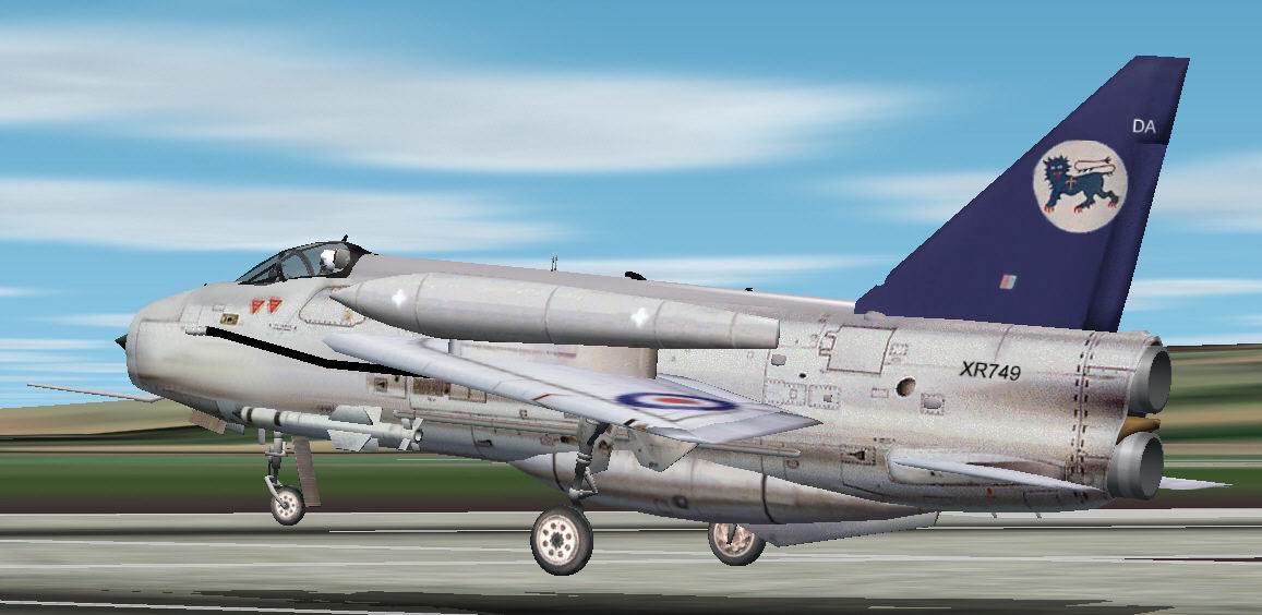 Fs2002/Fs2004 English Electric Lightning It Is The First Supersonic Jet From Britain That — 1