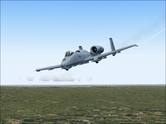 Fs2004 Fairchild Republic A-10A Warthog 81-0963 Spangdahlem The A-10A Thunderbolt Ii Is Th