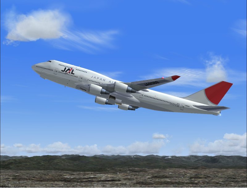 Boeing 747-446 In Japan Airlines New Livery, Registration Ja8088; Utilizing Melvin Rafis O