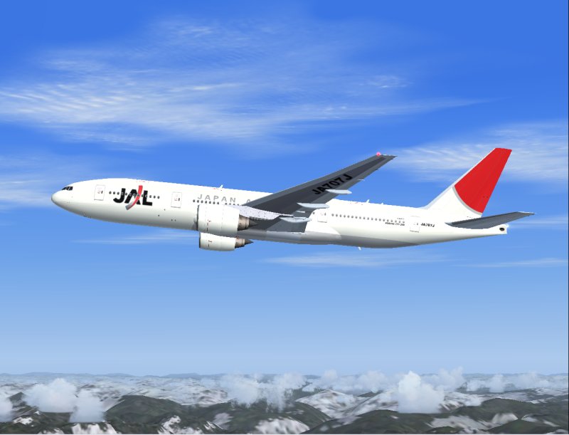 Boeing 777-246 In Japan Airlines New Livery, Registration Ja707J; Utilizing Melvin Rafis O