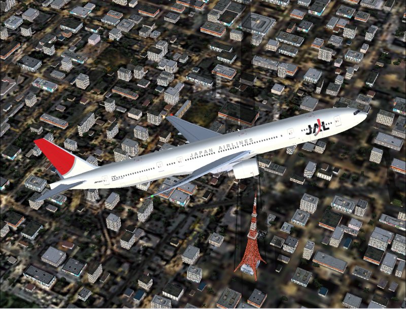 Boeing 777-346 In Japan Airlines New Livery, Registration Ja731J; Utilizing Melvin Rafis O