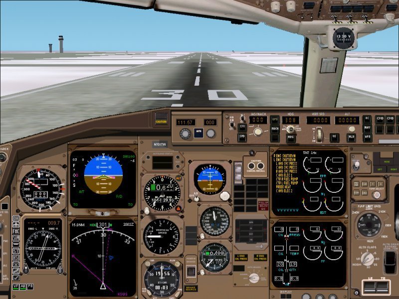 Fs2004 757-767 Panel By Jimmy Richards This Is A Panel Modification Done By Jamie Blethyn