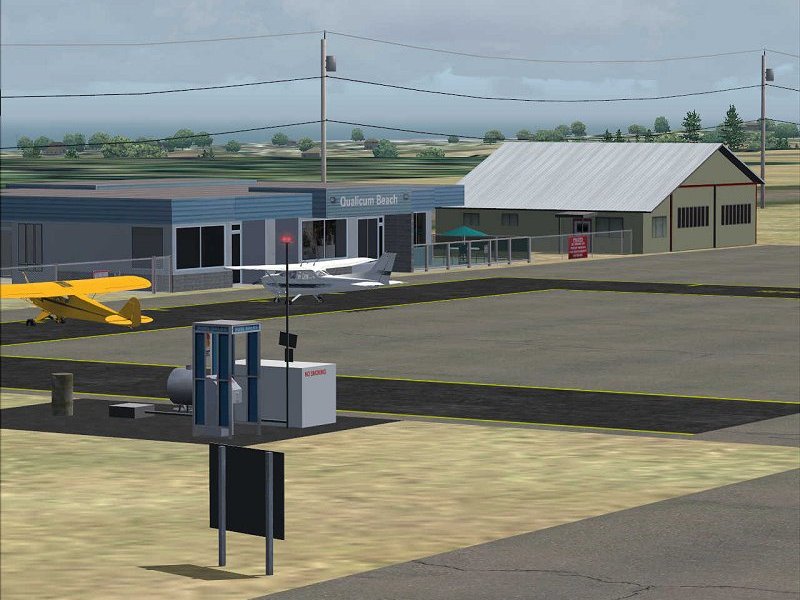 Fs2004 Cat4 - Qualicum Beach Airport Scenery This Bundle Adds Detailed Airport Scenery To — 1