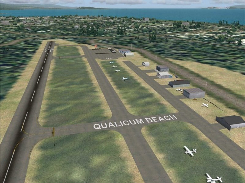 Fs2004 Cat4 - Qualicum Beach Airport Scenery This Bundle Adds Detailed Airport Scenery To