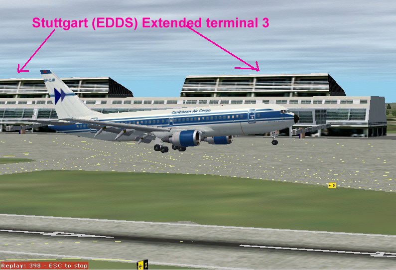 Edds Redone Stuttgart Airport For Fs2002 This Is Scenery That Includes New Terminal Bldg A